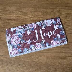 New- Checkbook cover hope new